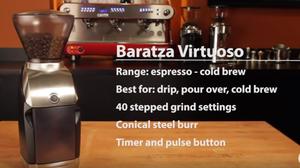 Grinding Coffee At home Baratza Virtuoso