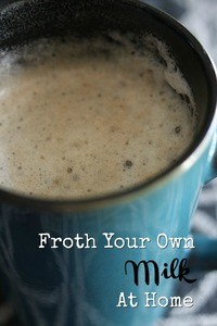 Froth milk without frother
