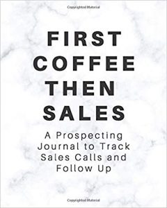 This coffee sales journal makes a great gift idea for coffee lovers.