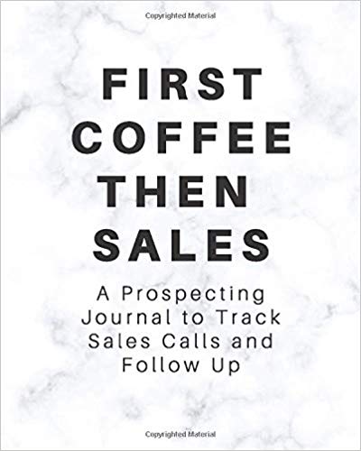 This coffee sales journal makes a great gift idea for coffee lovers.