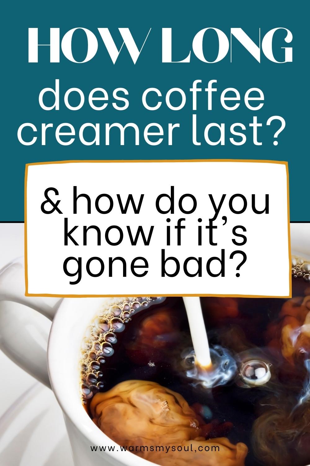 How Long Does Coffee Creamer Last (& How To Tell If It's Gone Bad